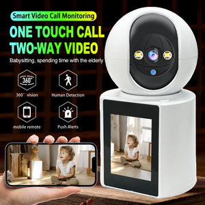 Cámara <span class=keywords><strong>de</strong></span> seguridad para el hogar, vigilancia a todo color para mascotas, bebés, ancianos, niñera, 2MP, pantalla <span class=keywords><strong>de</strong></span> 2,8 pulgadas, Audio bidireccional, cámara <span class=keywords><strong>de</strong></span> videollamadas, Wifi - Product Image 3