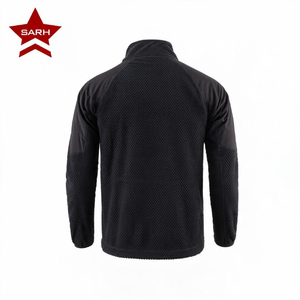 Veste d'extérieur en polaire camouflage pour homme <span class=keywords><strong>SARH</strong></span> - Fermeture éclair en toile pour l'hiver, coupe-vent, service OEM - Product Image 3