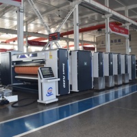 Neuer Typ Hochintelligente Vollautomatische Vakuum-Adsorptions-Druck- und Stanzmaschine für Kartons mit Schlitzfunktion