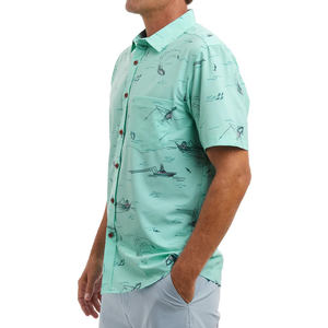 Camisa de pesca personalizada con lentejuelas, de poliéster Dry Fit, con bolsillo estilo vaquero, protección solar SPF 50, con botones, para otoño - Product Image 3