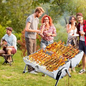 Horno Portátil Mini para Acampar al Aire Libre, Pequeña Parrilla para Ahumar y Asar - Product Image 2