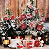 Offre Spéciale 15 pièces mignon 5D bricolage noël diamant peinture porte-clés, pour enfants noël bricolage artisanat famille décor