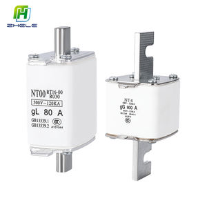 Fusible basse tension NT00/NT1/NT2, noyau fusible en céramique, fusible à lame 63A100A125A - Product Image 1