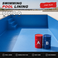 Revêtement imperméabilisant polyuréthane bicomposant à séchage rapide avec élasticité sans couture pour les murs de piscine, imperméabilisation moderne