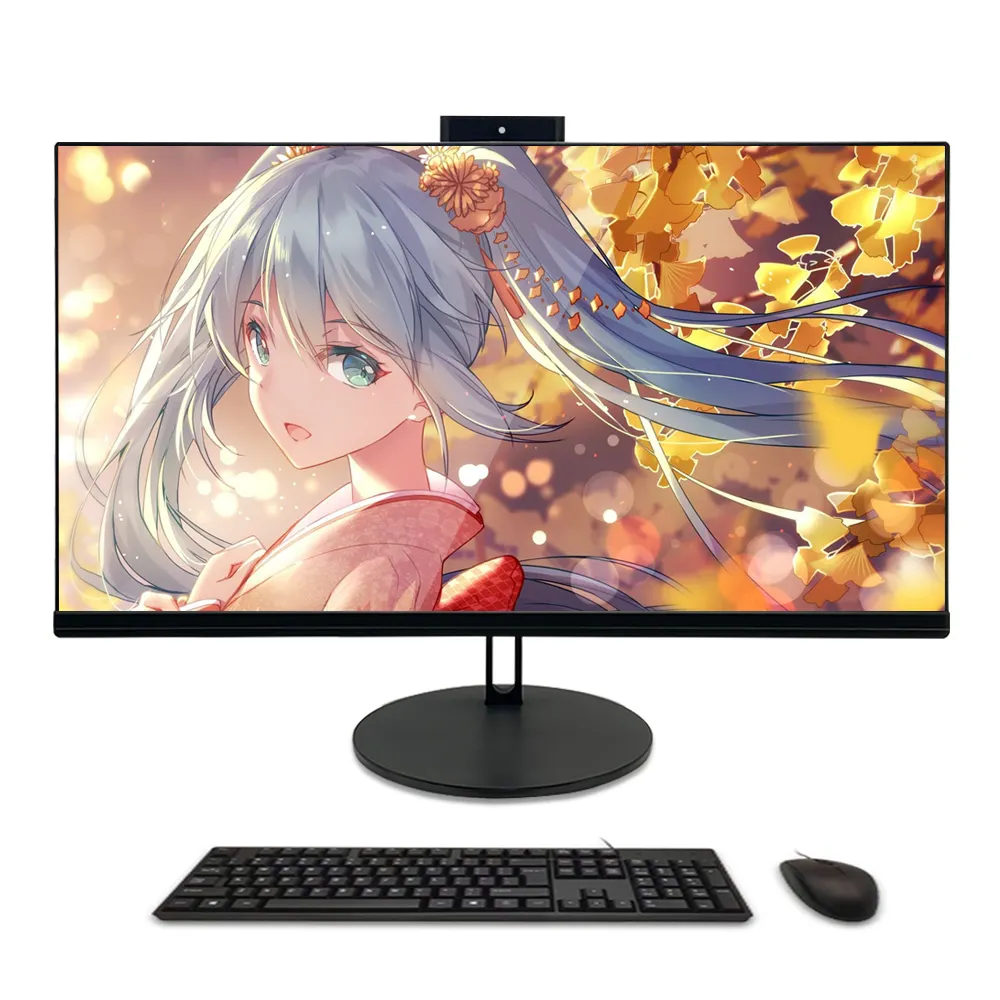 24 inch touch screen all-in-one RAM SSD HDD office all in one PC computer school i3 i5 i7 CPU AIO desktop PC