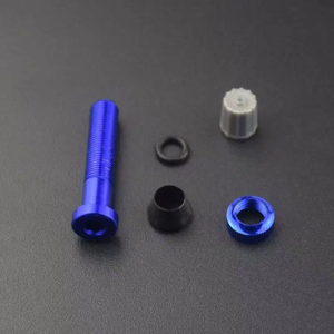 Válvula de Aire Schrader de Aleación de Aluminio para Neumáticos sin Cámara, Piezas de Modificación Universales para Bicicletas de Montaña y Carretera, Accesorios para Bicicletas - Product Image 2