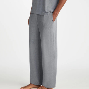 Set da salotto in Jersey organico t-shirt da <span class=keywords><strong>uomo</strong></span> e pantaloni da salotto Modal <span class=keywords><strong>pigiama</strong></span> personalizzato a maniche corte - Product Image 2