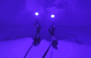 Xe Ánh Sáng Trang Bị Thêm Phụ Kiện Kiểm Soát Ứng Dụng <span class=keywords><strong>LED</strong></span> Mắt Quỷ <span class=keywords><strong>RGB</strong></span> <span class=keywords><strong>LED</strong></span> Ma Quỷ 360 Thay Đổi Màu Sắc Đèn Pha Ô Tô Nhẫn Thiên Thần - Product Image 2