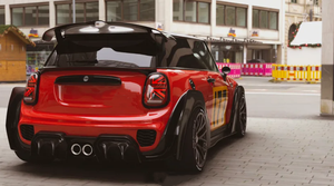 Aileron de lèvre de diffuseur de pare-chocs arrière en fibre de carbone F56 pour BMW MINI <span class=keywords><strong>Cooper</strong></span> JCW 3 portes - Product Image 2