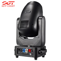 Projecteur LED mobile 3-en-1 RGBW BSW 300W, faisceau et wash, IP33, 8500K, contrôle du zoom, DMX512, pour événements extérieurs et mariages