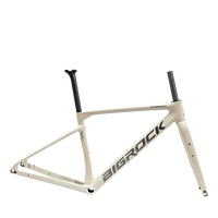 Kit cadre de vélo de gravier Bigrock 960g en carbone ultra-léger, module élevé, dropout UDH, câblage interne complet, pour vélo d'aventure