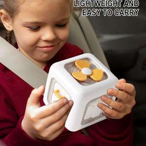 Baby Busy Box Cube Toys Montessori Tablero de actividad <span class=keywords><strong>sensorial</strong></span> Juguete de iluminación <span class=keywords><strong>Cubo</strong></span> ocupado para niños - Product Image 5