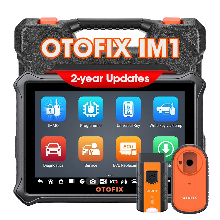 OTOFIX IM1 2024 Automotive Transponder Car Key Fob Cutting Programmer Scanner Immobilizer Programming Tool OBD2 SDK Analyzer