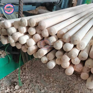 2025 moins de 1 dollar 25mm de diamètre bâton de balai en bois rond bâton de balai en bois - Product Image 2