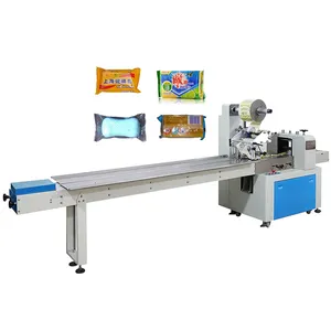 High efficiency automatic horizontal pillow bag packing machine for biscuit/cookies/waffles