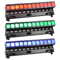 Barre lumineuse LED mobile 12x60W multi-têtes à pixels pour bar avec bleu/vert/rouge pour les stades sportifs