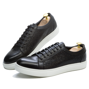 Nueva Llegada, Zapatos Casuales de Piel Vacuna Genuina Estilo Skateboard para Hombre, con Cordones, Transpirables, para Caminar, Deportes y Correr - Product Image 5