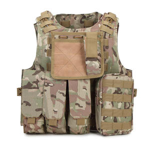 Gilet d'entraînement extérieur personnalisé, sac de poitrine tactique amphibie tendance, vêtements de protection, résistant à l'usure, camouflage - Product Image 5