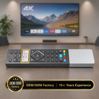 Control Remoto Inteligente de Voz JCXK RCT2039 ODM, Duradero, de Aluminio, para Cine en Casa, con IR Personalizado, Recargable y Programable