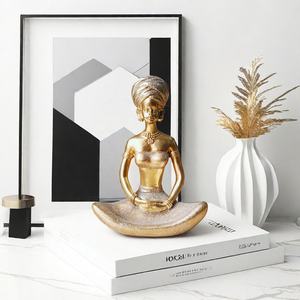 Einfache abstrakte Harz Yoga Ornamente für Home Yoga Studio Dekor Geschenk Ornamente Hochzeit Zimmer Zubehör - Product Image 2