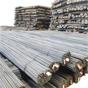 High quality Reinforced Deformed Carbon Steel reinforcing concrete steel bar Made in chinese factory steel rebar in bundles