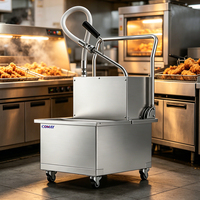 Chariot de filtration d'huile alimentaire de qualité commerciale : Prolonge la durée de vie de l'huile de cuisson