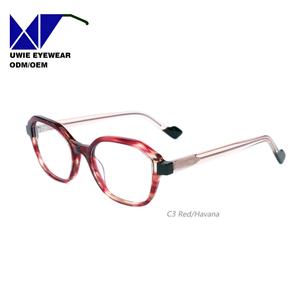 Monture ovale en acétate sur mesure OEM, taille 50-18-148, anti-lumière bleue, pour adultes unisexes, fournisseur direct d'usine - Product Image 4