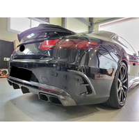 Kit de carrosserie en carbone sec de style B pour classe S coupé W217 C217 14-21 mise à niveau ancien à nouveau couvercle de ventilation d'aile de diffuseur arrière de lèvre de pare-chocs avant