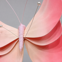 Décoration Papillon Rose Géant en Papier pour Événements, Mariages, Affichages Commerciaux, Vitrines de Centres Commerciaux et Décoration de Lieux