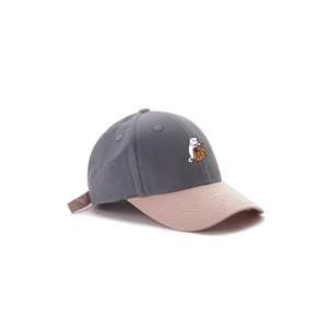 Gorra de béisbol con logotipo bordado liso de algodón orgánico de 6 paneles de alta calidad personalizada para hombre, gorra de béisbol de dos tonos - Product Image 3