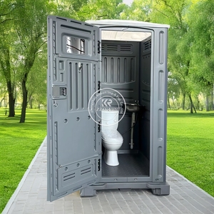 Toilettes préfabriquées mobiles en fibre compostable 2025, cabine de salle de bain WC, toilettes portables pour la construction au Japon - Product Image 4