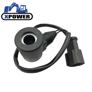 คอยล์วาล์วโซลินอยด์ไฮดรอลิก Xpower สำหรับรถขุด PC60-5 PC60-6 PC120-5 เครื่องยนต์ 6D95 4D95 รุ่น 203-60-56560 203-60-56561 201-60-72120 6 - Product Image 1