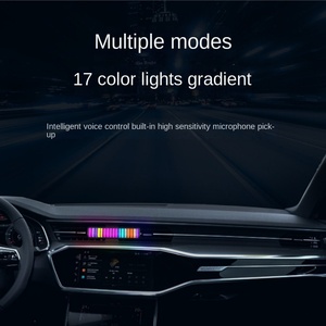 Désodorisant automatique de diffuseur d'huile de parfum d'aromathérapie de voiture de gel de parfum solide avec contrôle sonore Pickup Rhythm Light - Product Image 5