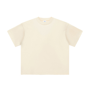 เสื้อยืดผ้าฝ้ายถักนิตติ้งสำหรับผู้ชายสไตล์หรูหราออกแบบได้ตามต้องการสไตล์100% หนา - Product Image 1