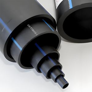 Tubi flessibili in HDPE neri flessibili per l'approvvigionamento idrico agricolo tubi di irrigazione in polietilene PE - Product Image 1