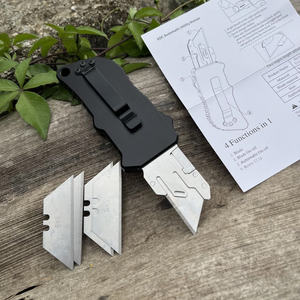 UK-2025 Heavy Duty Petit coupeur de boîte Otf rétractable automatique <span class=keywords><strong>Edc</strong></span> Pocket Poignée en aluminium léger Mini couteau utilitaire à rétraction automatique - Product Image 3