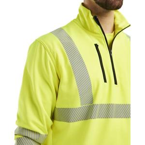 Blaklader-356425383300XL สเวตเชิ้ต Hi-Vis แบบรูดซิปสีเหลือง-EAN ใส่ทำงาน HI-VIS 7330509831472 - Product Image 4