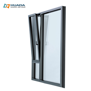 Fenêtres à battants en aluminium mince, <span class=keywords><strong>double</strong></span> vitrage, <span class=keywords><strong>double</strong></span> <span class=keywords><strong>action</strong></span>, isolées thermiquement, pour climat froid - Product Image 5