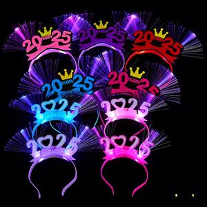 Serre-tête lumineux LED avec oreilles de lapin - Accessoires capillaires clignotants et lumineux pour enfants, filles, cadeaux de fête, cadeaux d'anniversaire - Product Image 1