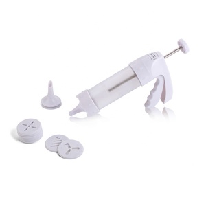Presse à biscuits et pâtisserie de qualité alimentaire, 12 moules, 6 buses, pistolet à crème, décoration de gâteaux, <span class=keywords><strong>seringue</strong></span> à glaçage - Product Image 2