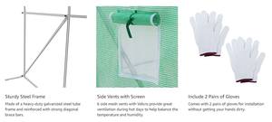 <span class=keywords><strong>Serre</strong></span> tunnel 3x2x2m robuste avec structure galvanisée et bâche en PE - Product Image 6