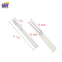 Seringue vétérinaire réutilisable en acier inoxydable à double aiguille de qualité supérieure, injecteur de vaccin pour volailles WANJIA WJ316 pour la vaccination contre la variole aviaire