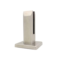 Accessoires de fixation pour poteaux de balustrade de piscine en verre : Collier de serrage pour verre au design élégant