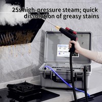 Vente d'usine, nettoyeur haute pression portable en acier inoxydable, machine de nettoyage industrielle commerciale, voiture, ménage, vapeur multifonctionnelle