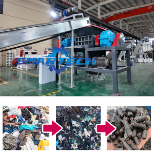 Máquina Trituradora de Residuos Textiles Industriales para la Producción de Combustible de Biomasa - Product Image 2