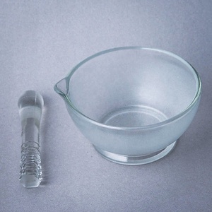 Juego <span class=keywords><strong>de</strong></span> Mortero y Pilón <span class=keywords><strong>de</strong></span> Vidrio Grande para <span class=keywords><strong>Laboratorio</strong></span> - Product Image 2