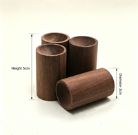 Bloc diffuseur d'arômes en bois creux, diamètre 3 cm, hauteur 5 cm, tube diffuseur en bois pour huiles essentielles, décoration parfumée, cadeau