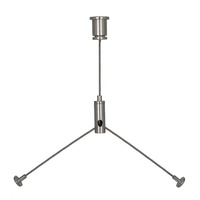 Sistema de cable colgante de alta calidad para panel de luz Led con pinza de Cable en forma de T