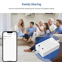 Sakelar Pintar USB OLED Tuya dengan Daya Listrik untuk Penggunaan Hotel, Kompatibel dengan Android, Timer Breaker untuk Alexa & Google Home