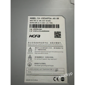 1 ชิ้นใหม่ HCFA SV-X5EA075A-A0-00 - Product Image 3